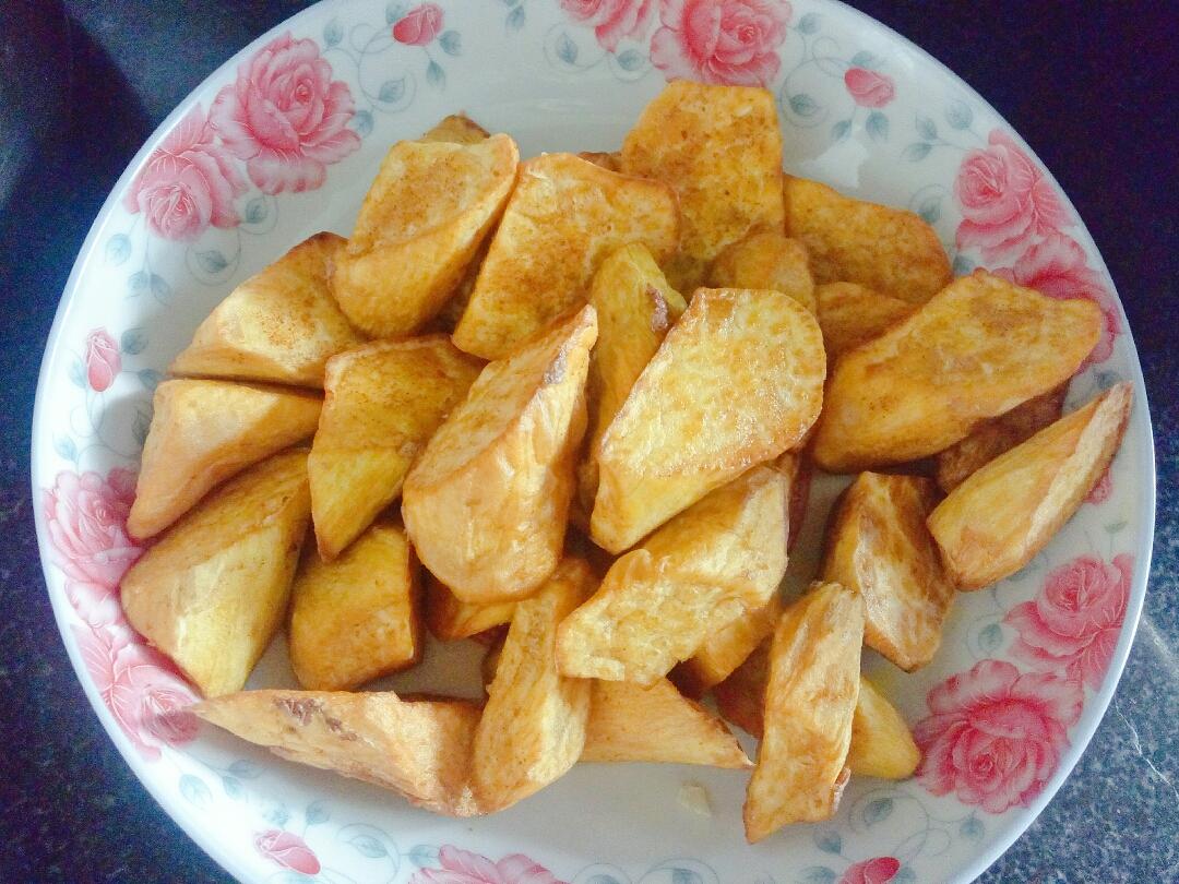 拔丝地瓜-家常菜谱做法-美食癖