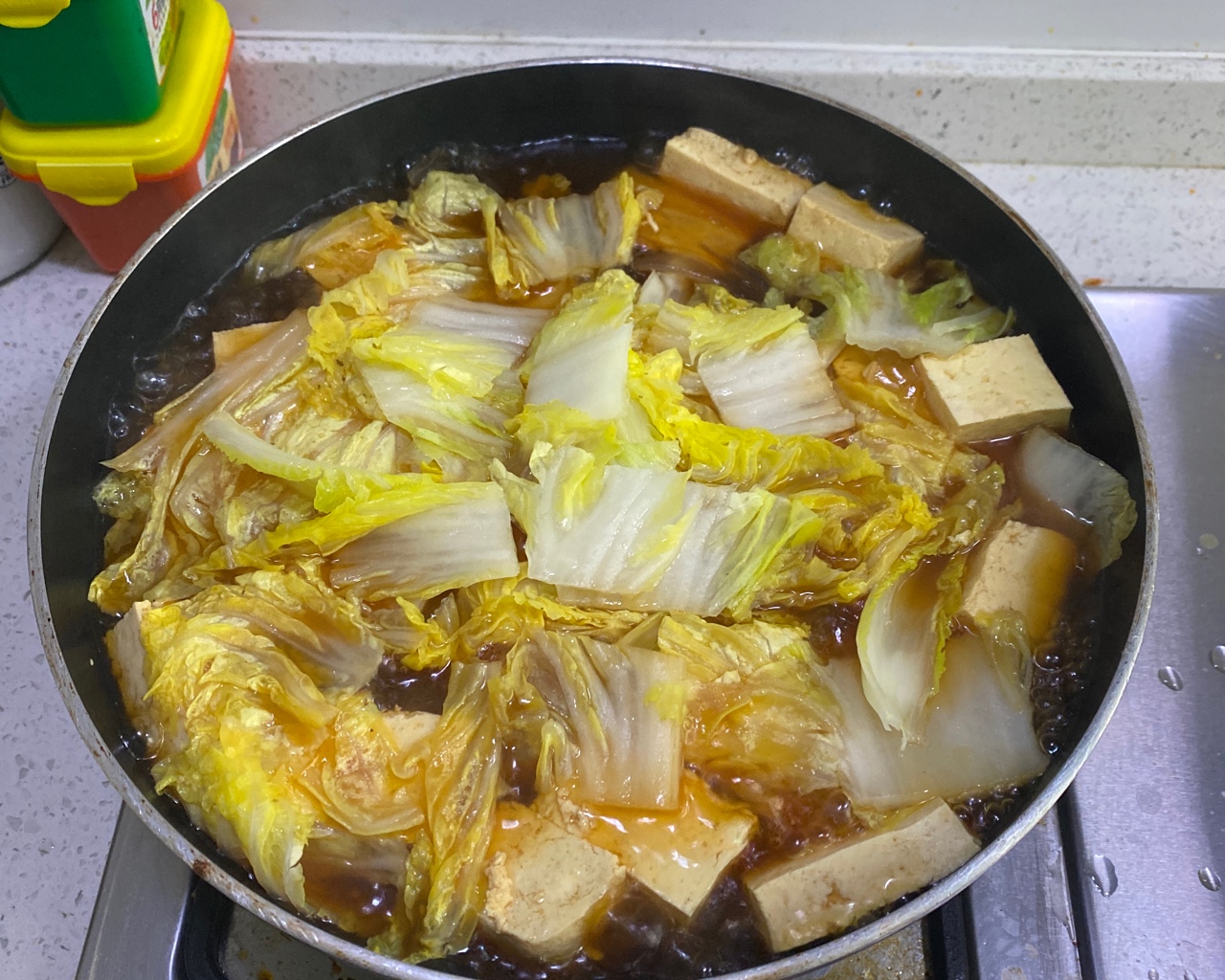 瘦身餐-白菜豆腐炖粉条